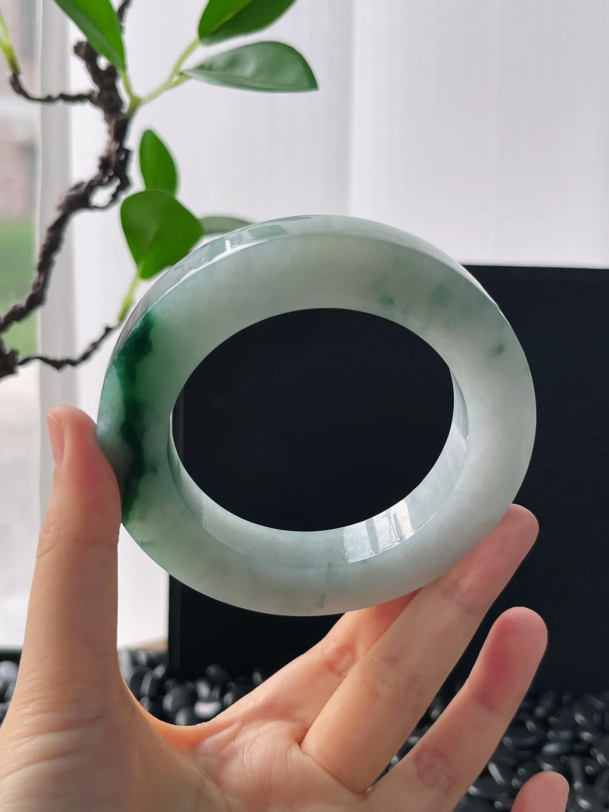翡翠毛胚，⭕️正圈最大做68，圆条最大做64，最小做58.4