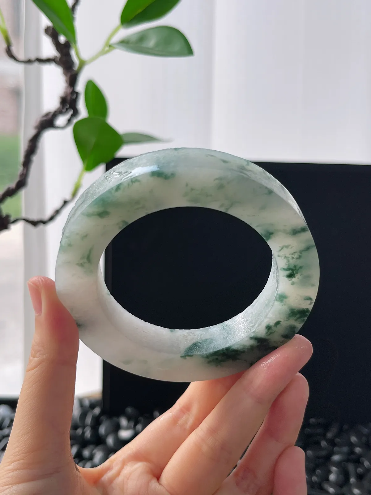 翡翠毛胚，⭕️正圈最大做61，圆条最大做57，最小做54