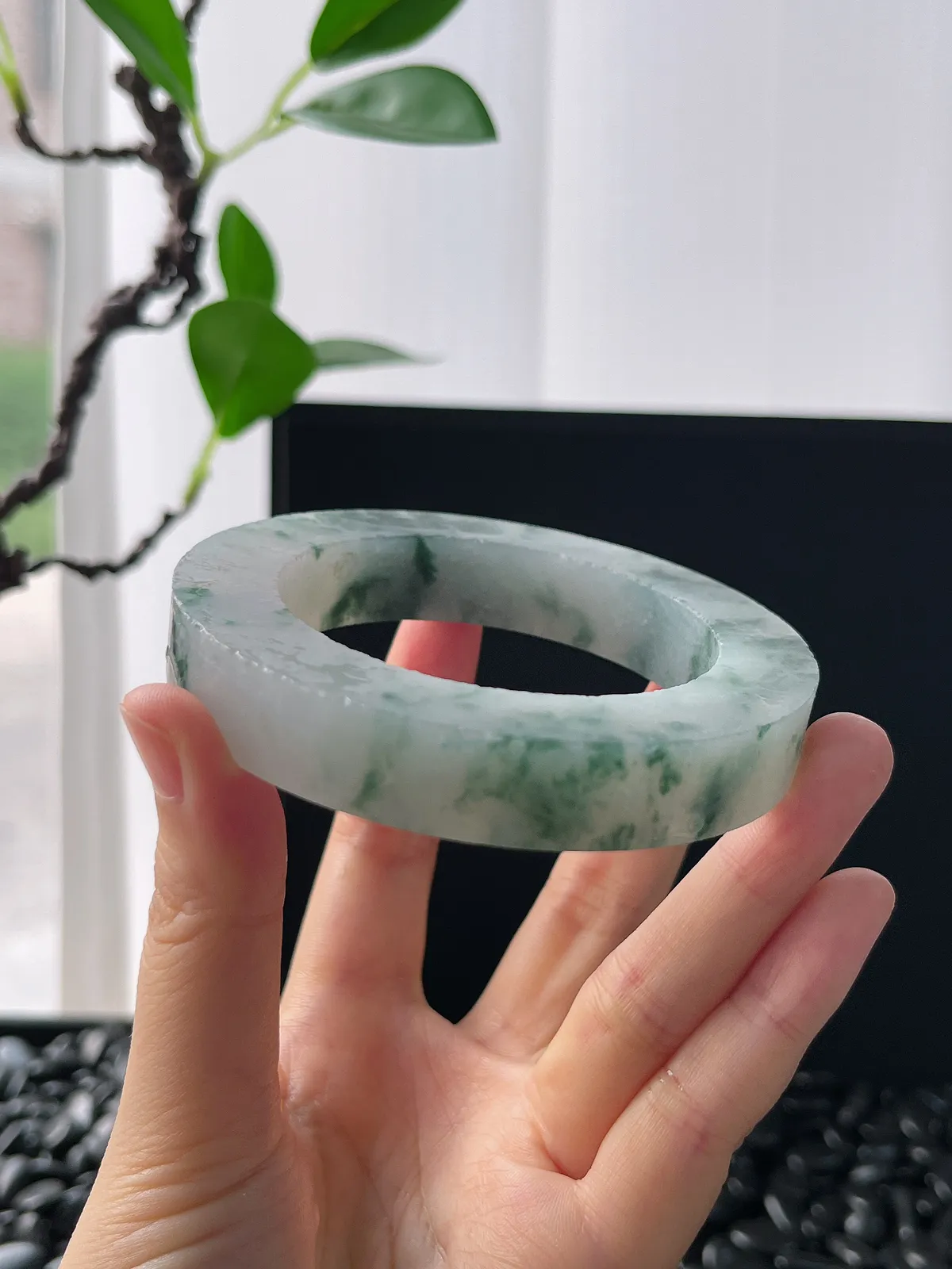 翡翠毛胚，⭕️正圈最大做61，圆条最大做57，最小做54
