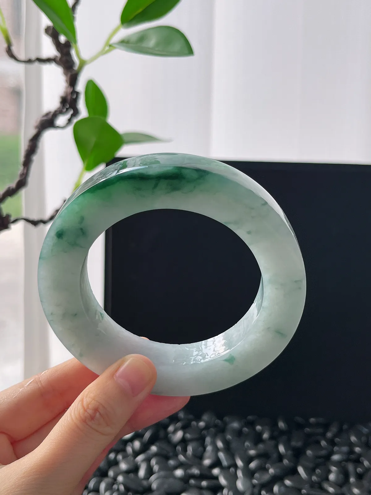 翡翠毛胚，⭕️正圈最大做68，圆条最大做64，最小做58.3