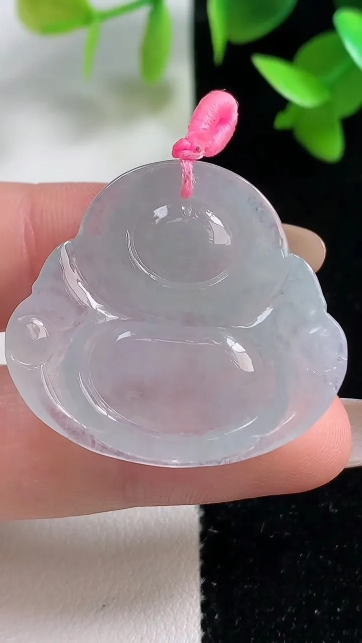 天然A货翡翠佛公吊坠，尺寸29.6-32.3-6.2，重量:8.98g
10月29日