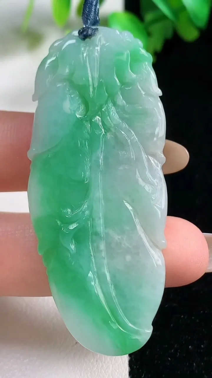 天然A货翡翠今非昔比 蜥蜴吊坠，尺寸58-24.1-6，重量:14.22g
10月29日