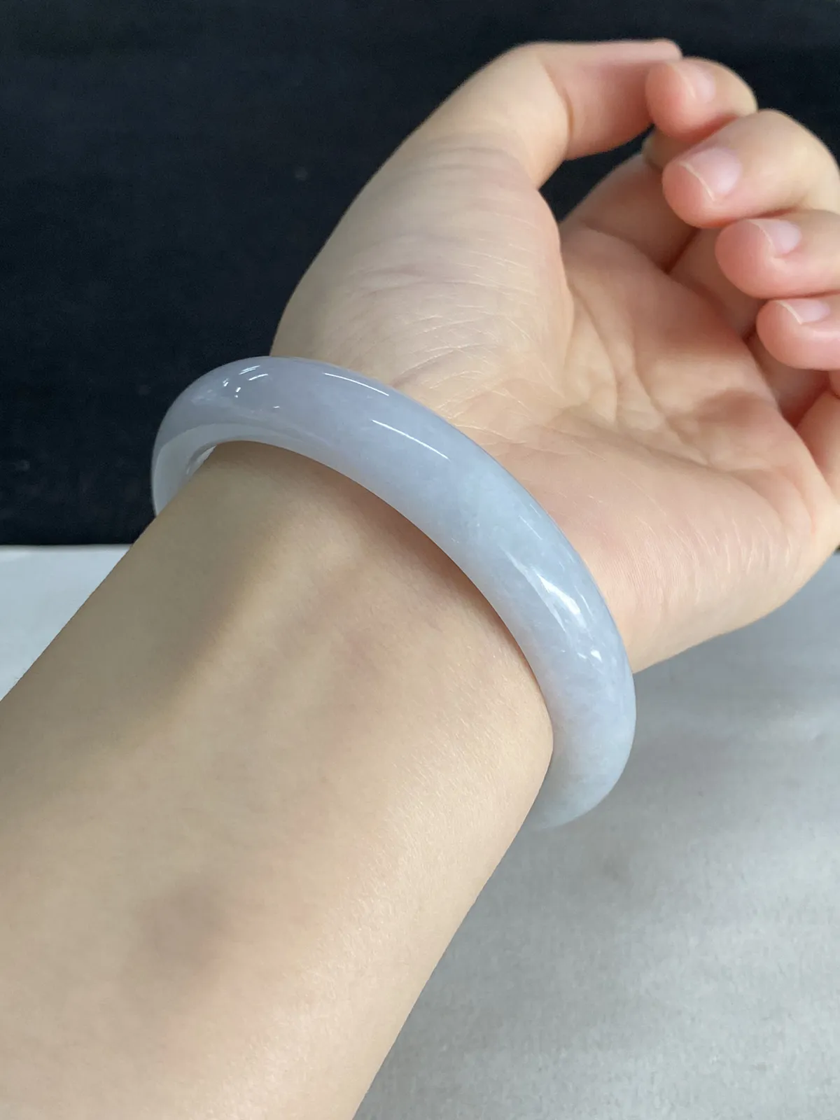 正圈56.6圈口，翡翠手镯