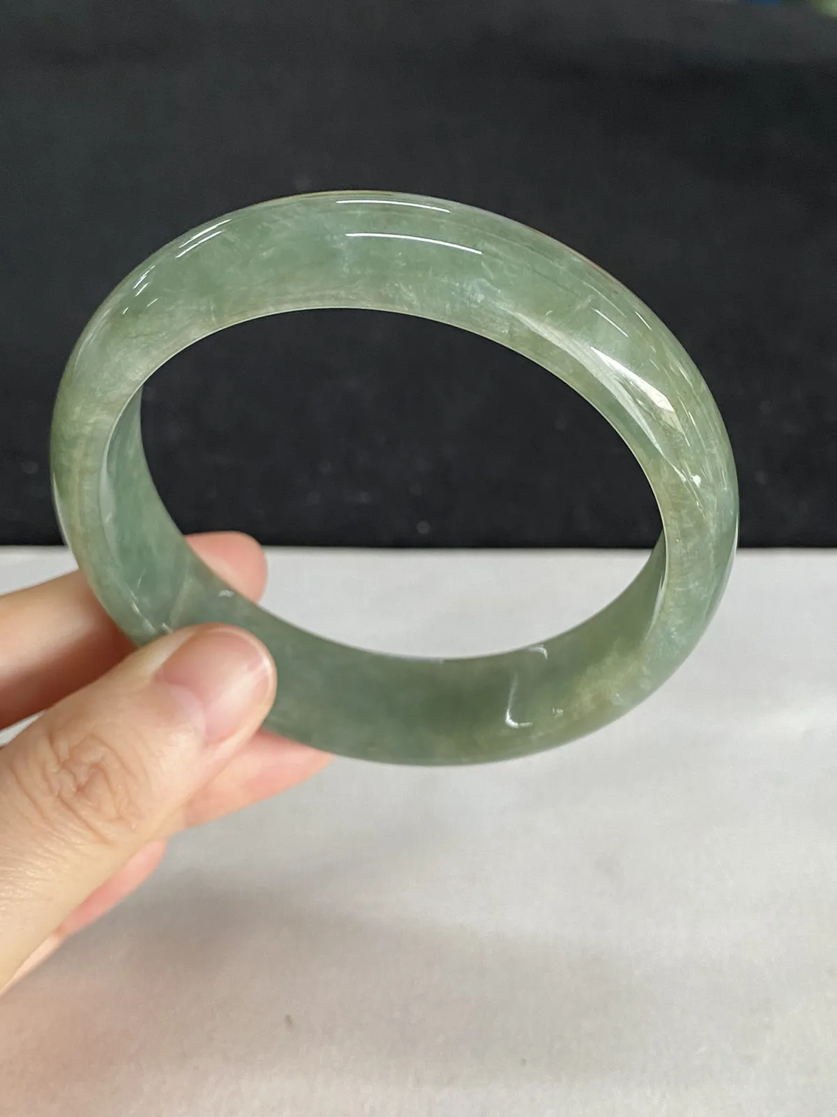 正圈59圈口，翡翠手镯
