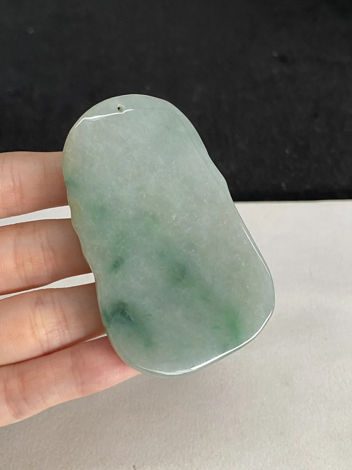 翡翠龙牌挂件