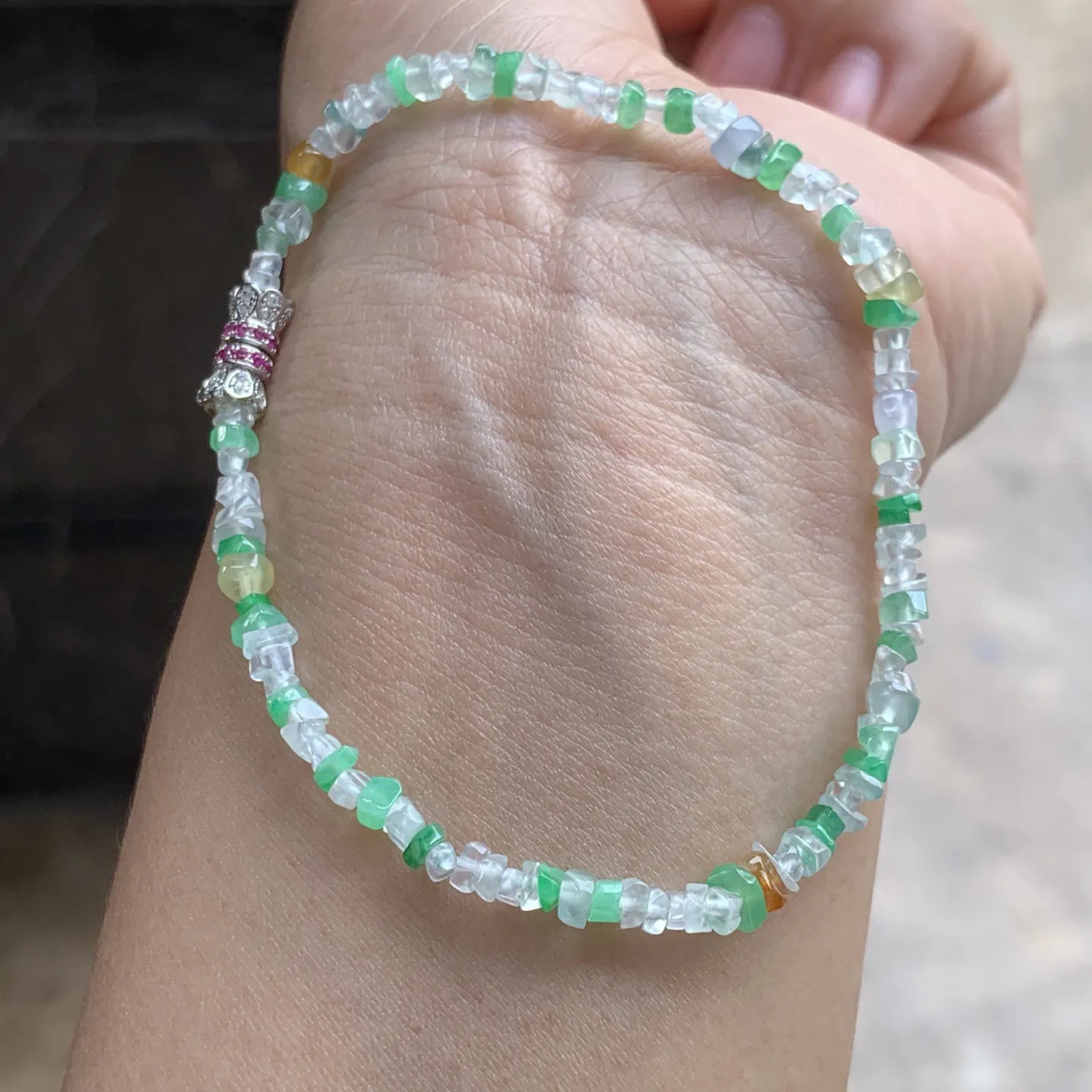 彩色糖果手串 颜色漂亮 小精品