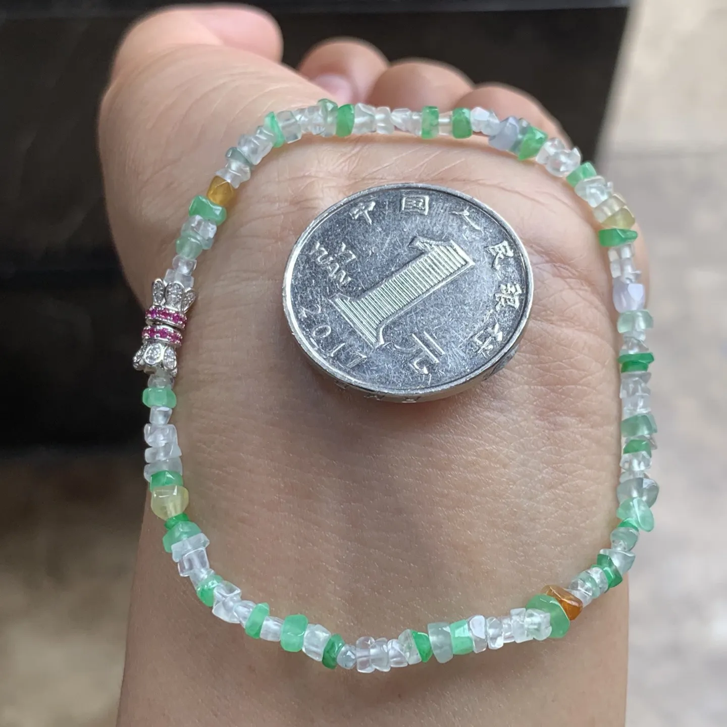 彩色糖果手串 颜色漂亮 小精品