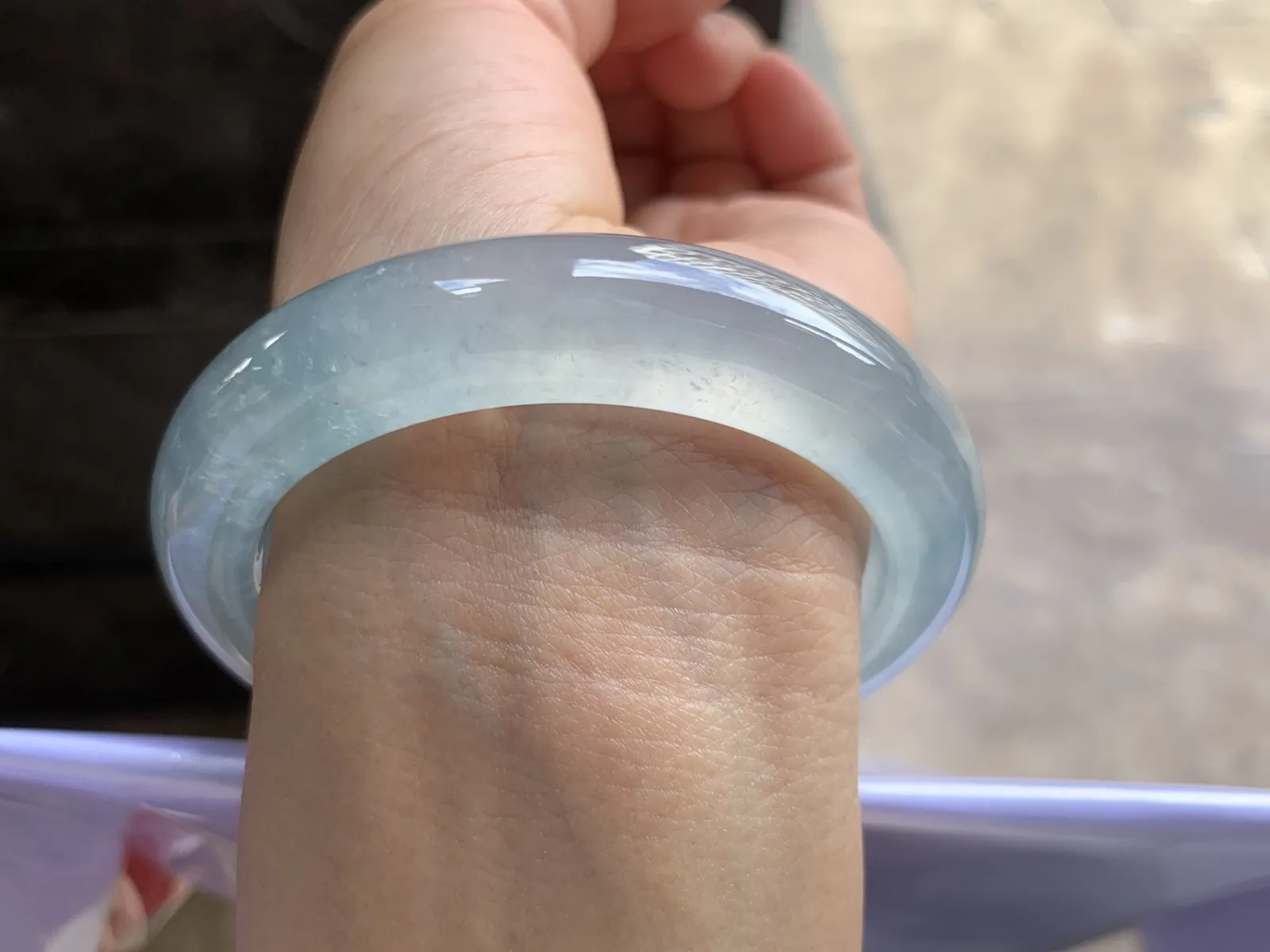 55-12.5-9.5mm
冰种手镯 冰感十足 纯净无暇