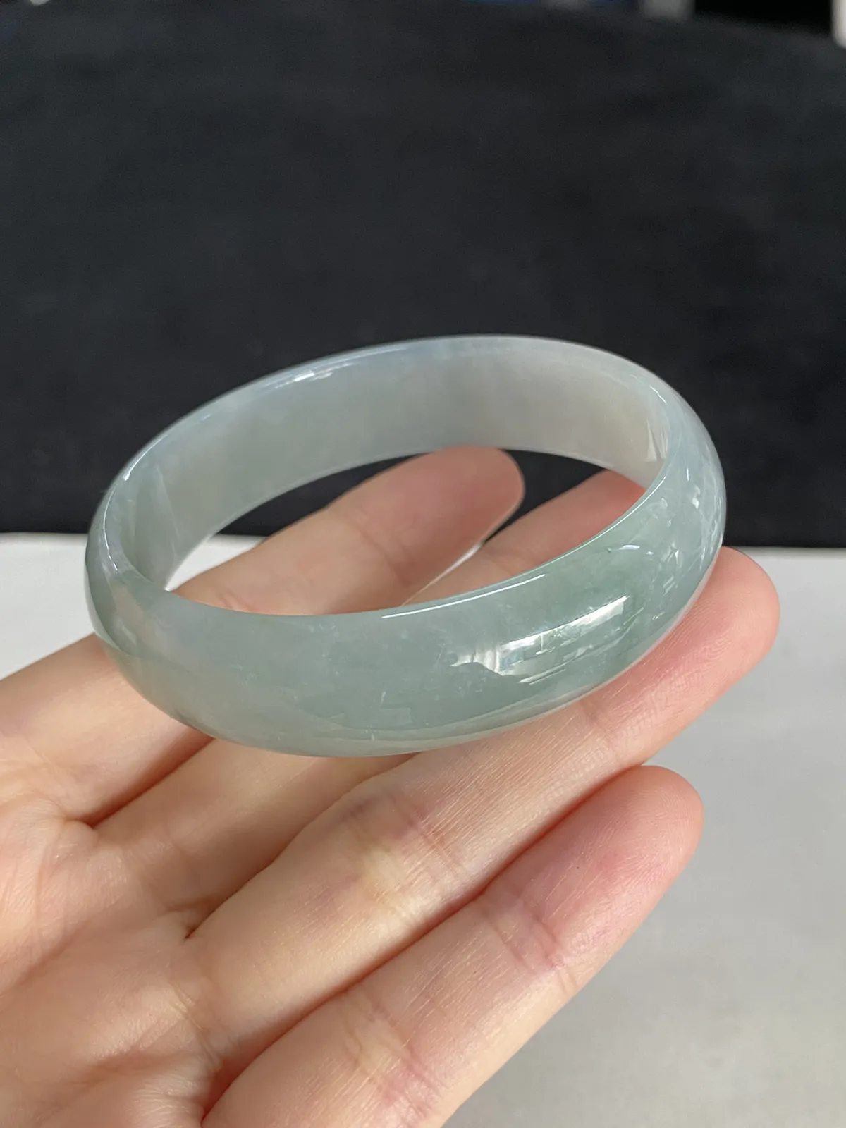 正圈52圈口，翡翠手镯