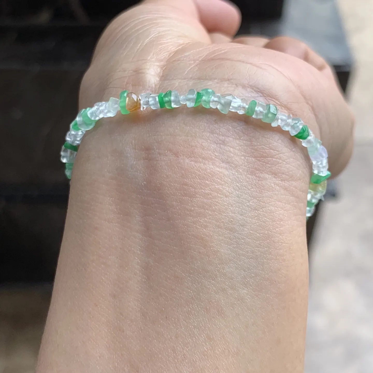 彩色糖果手串 颜色漂亮 小精品