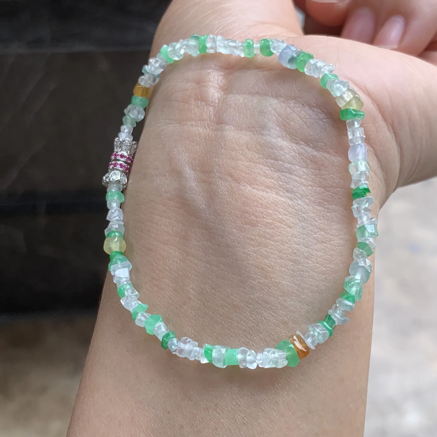 彩色糖果手串 颜色漂亮 小精品