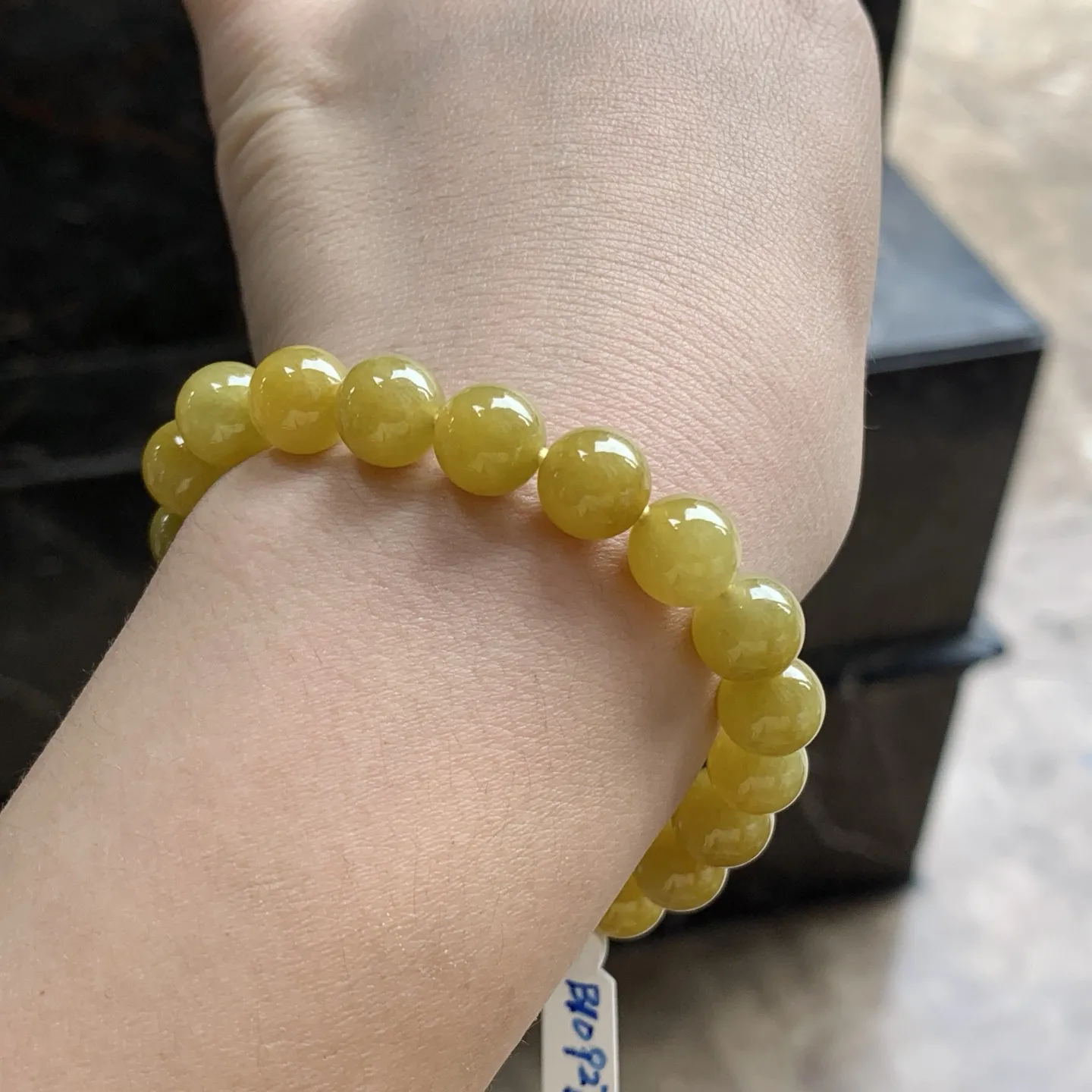 黄翡珠串^_^鲜艳浓郁