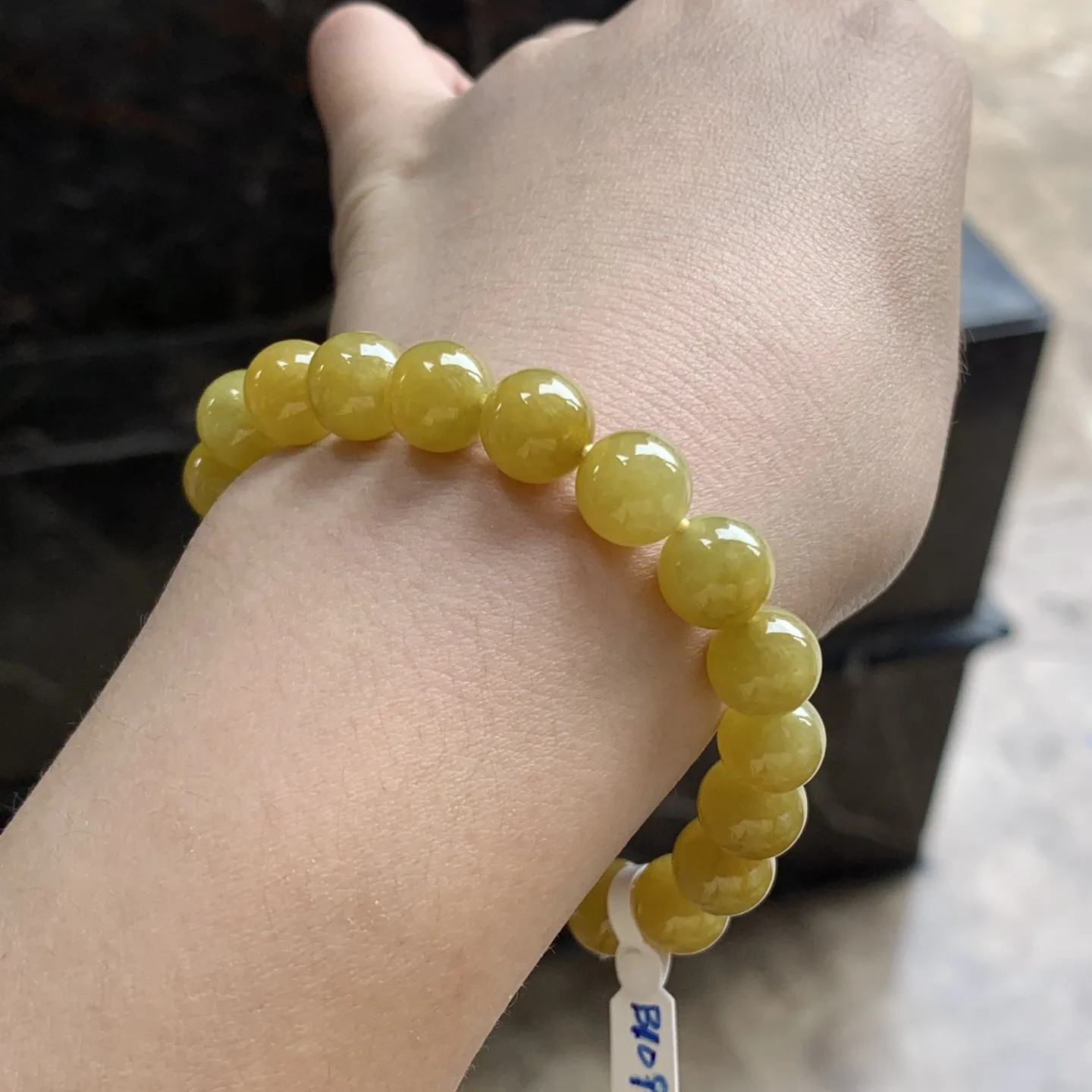 黄翡珠串^_^鲜艳浓郁