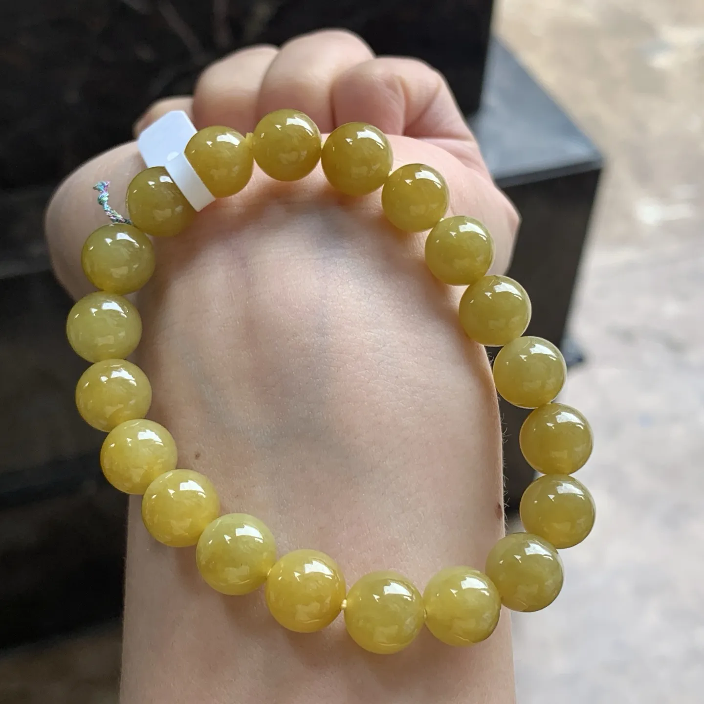 黄翡珠串^_^鲜艳浓郁