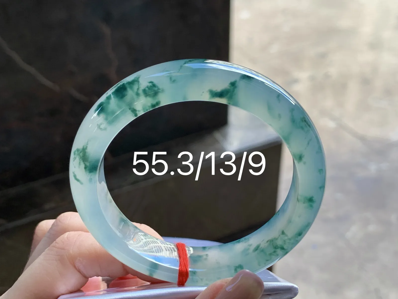 55-13-9

冰种飘花手镯^_^
种老