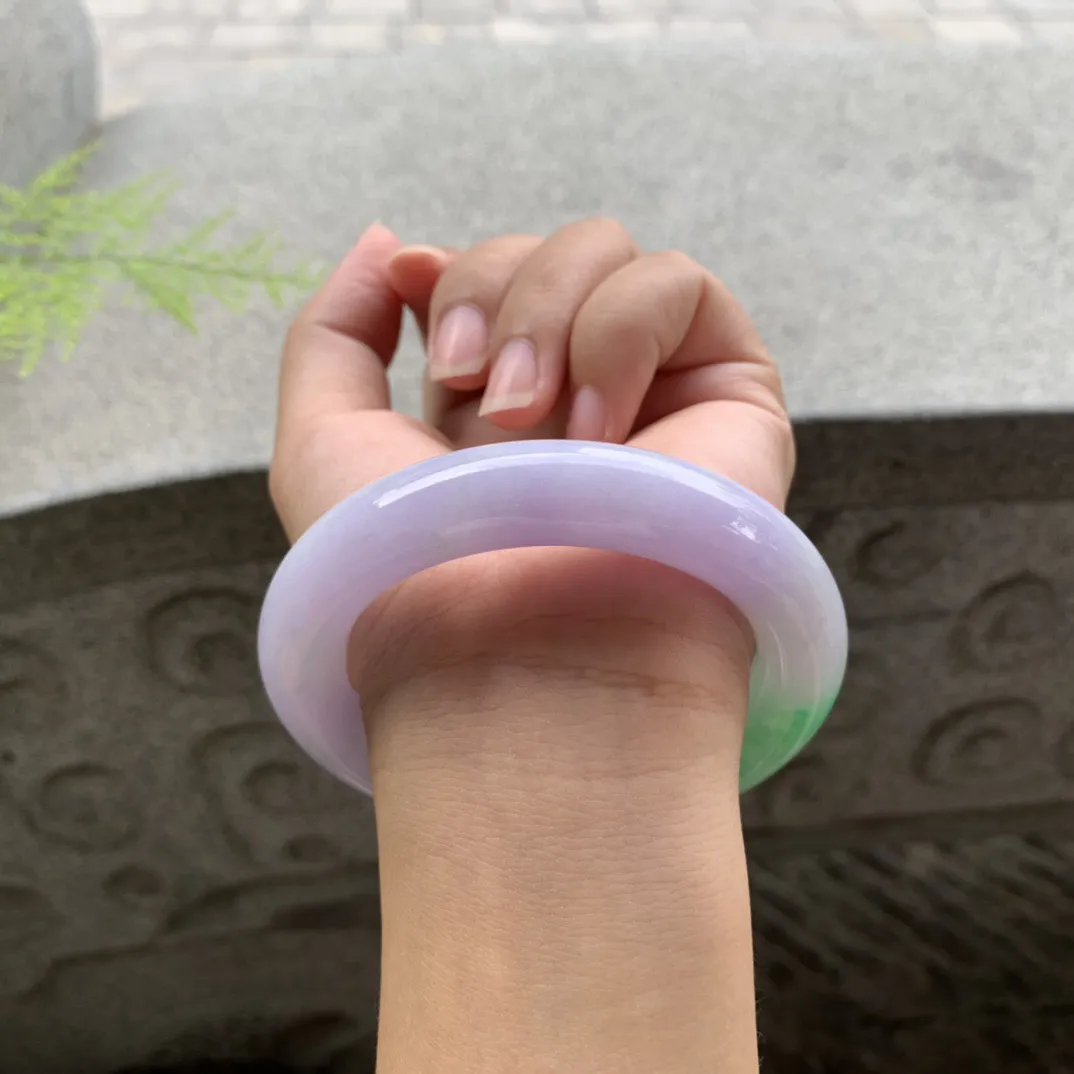 圈口 56.3-13.2   【春彩圆条手镯】圆条56 57可戴
