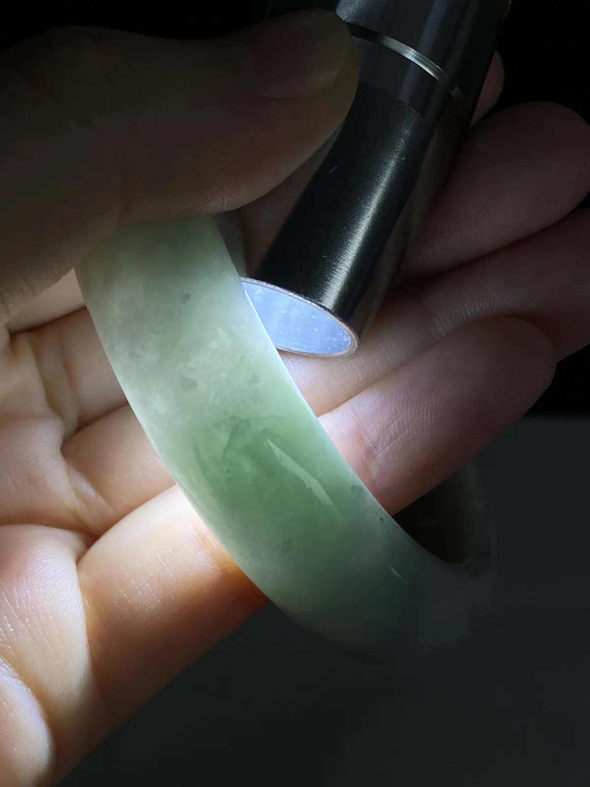正圈57圈口，翡翠手镯