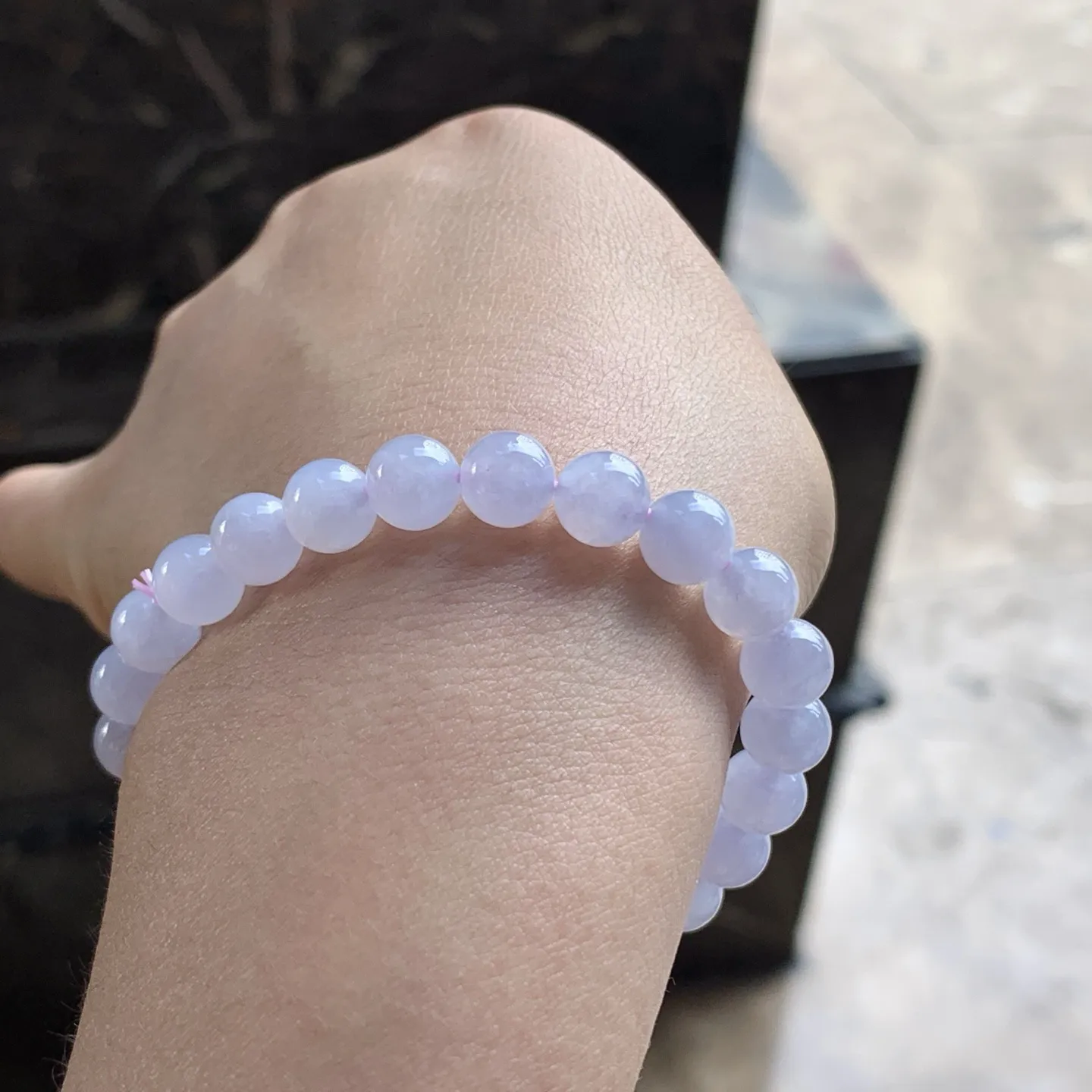 冰紫珠串^_^清新 颜色淡雅