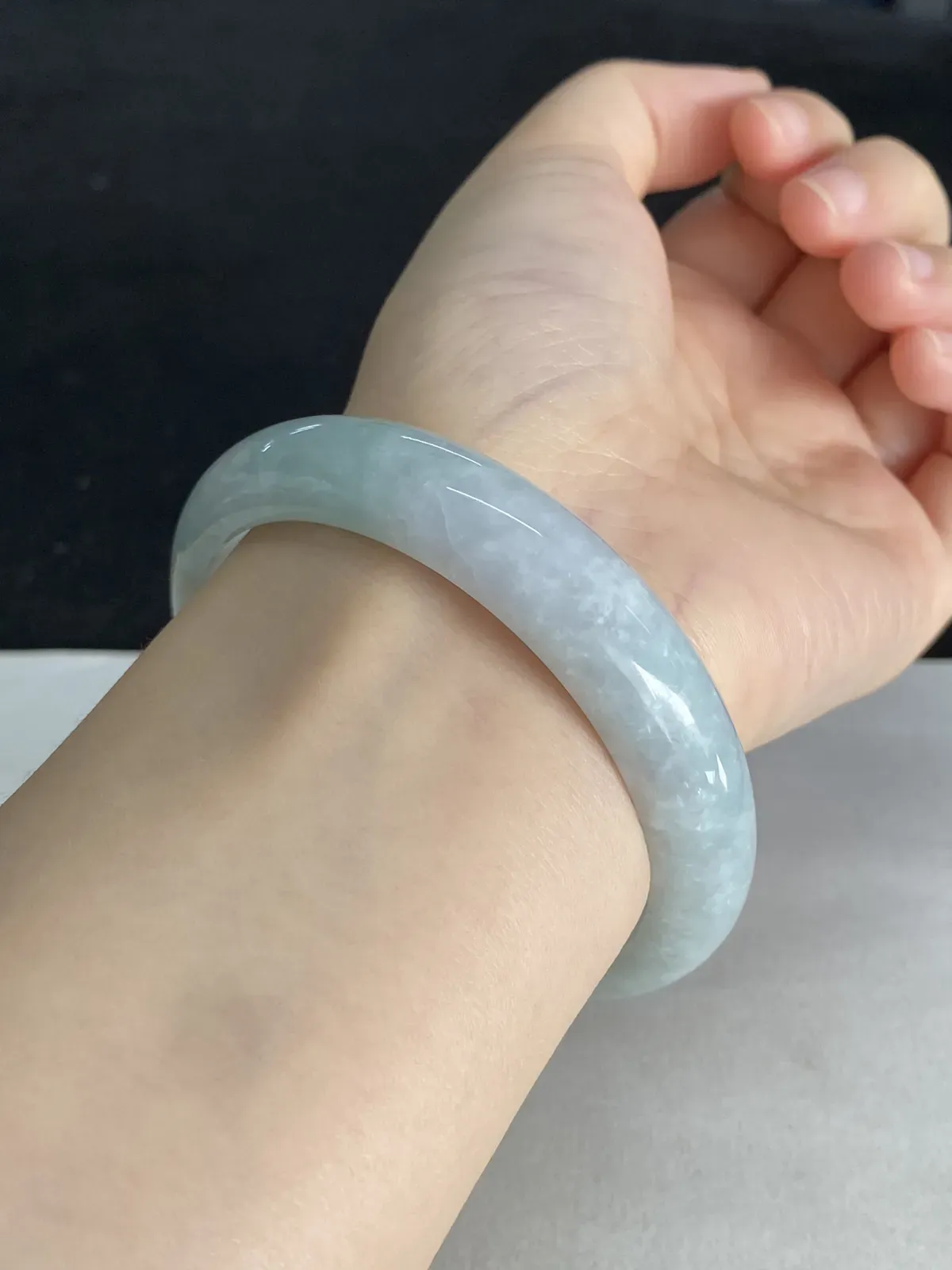 正圈58.2圈口，翡翠手镯