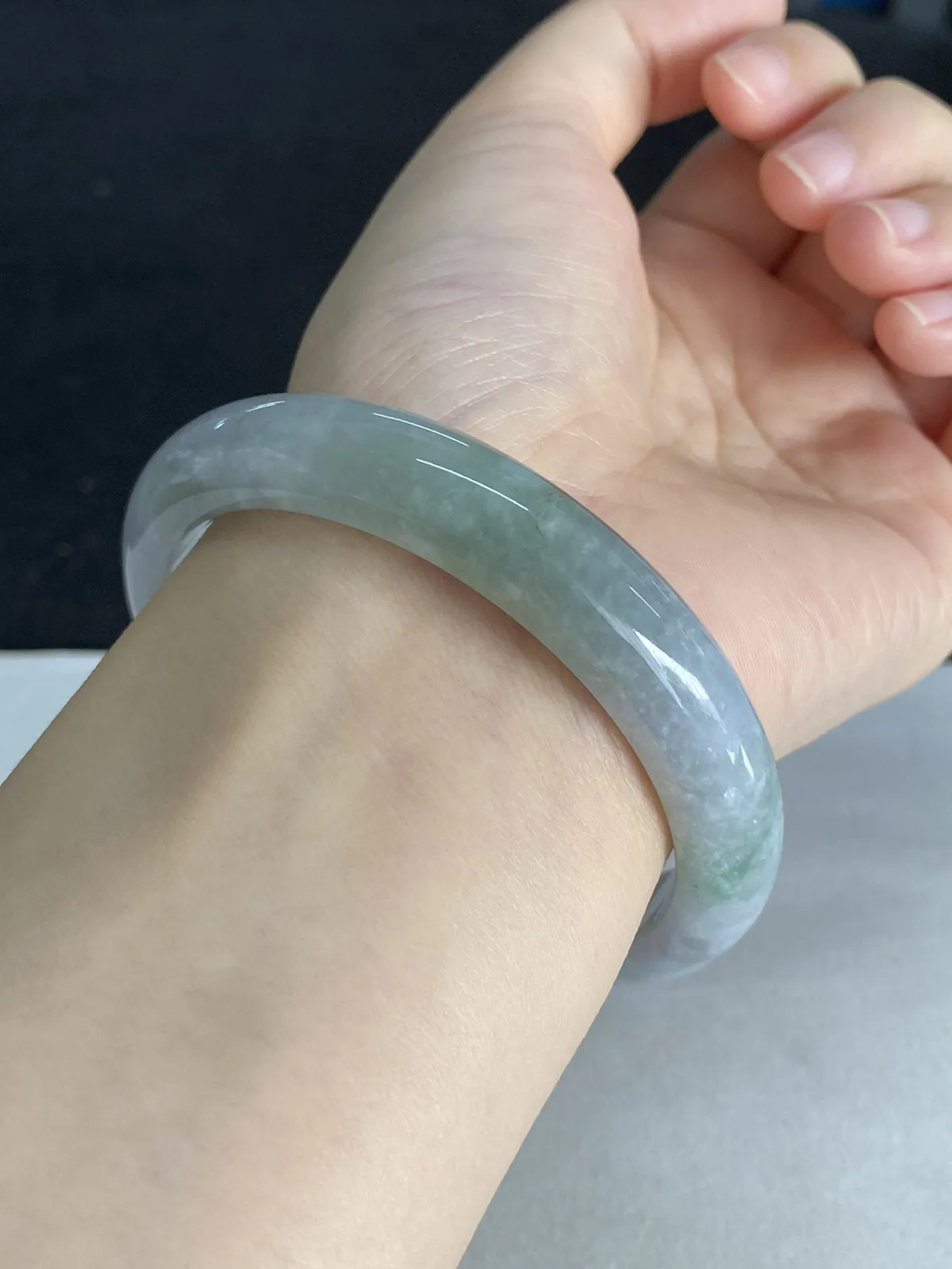 正圈58.7圈口，翡翠手镯