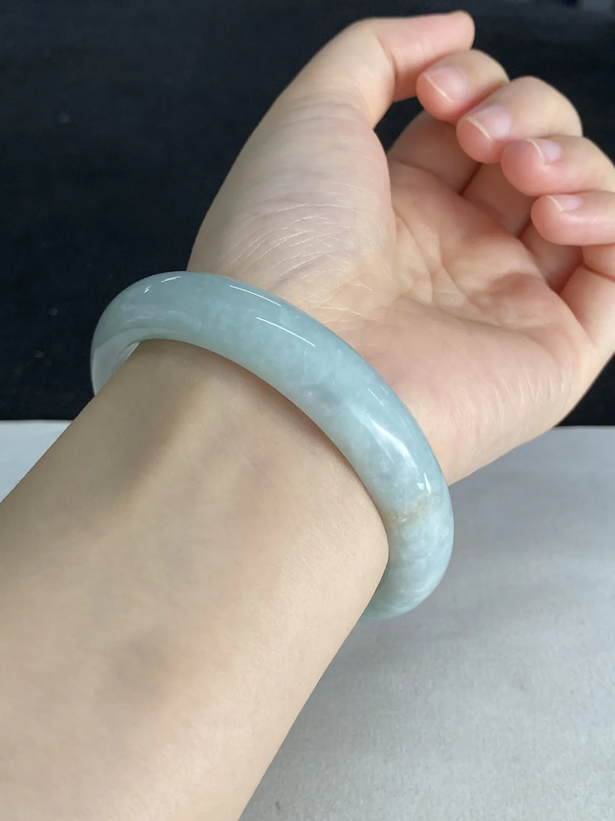 正圈58.2圈口，翡翠手镯