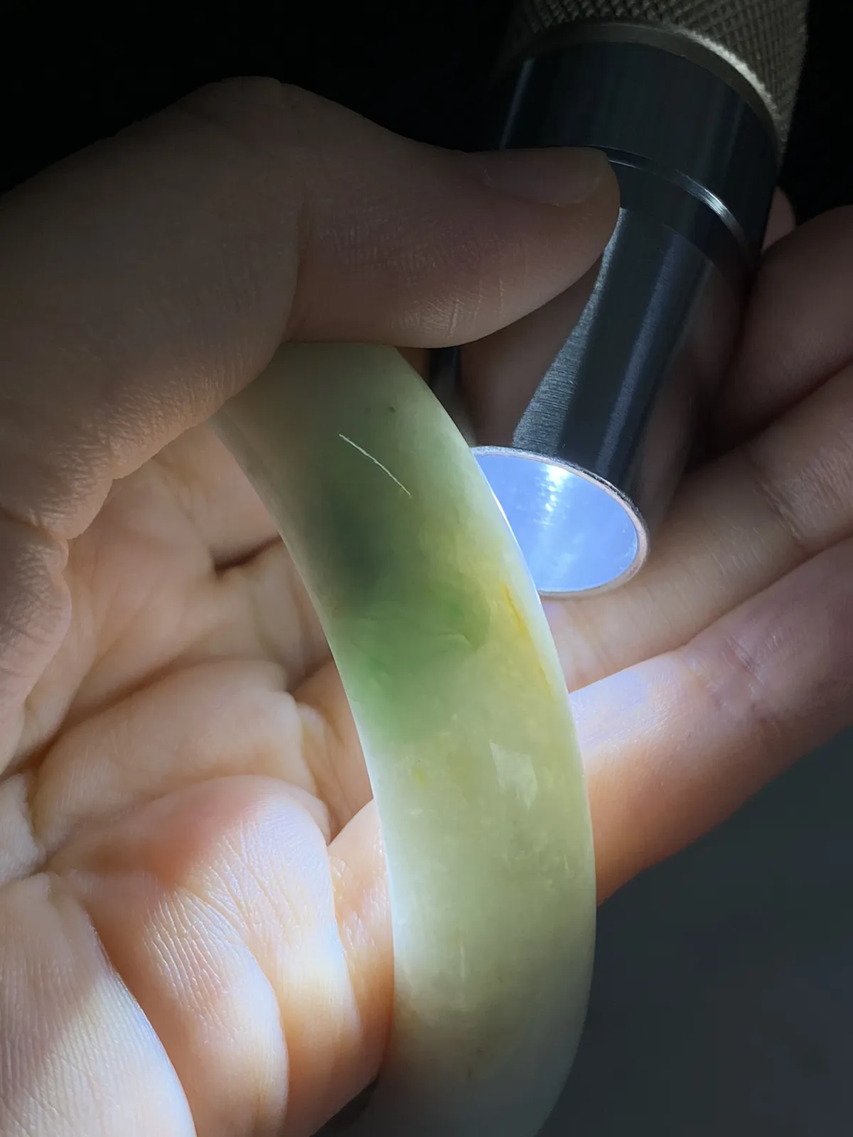 正圈57圈口，翡翠手镯