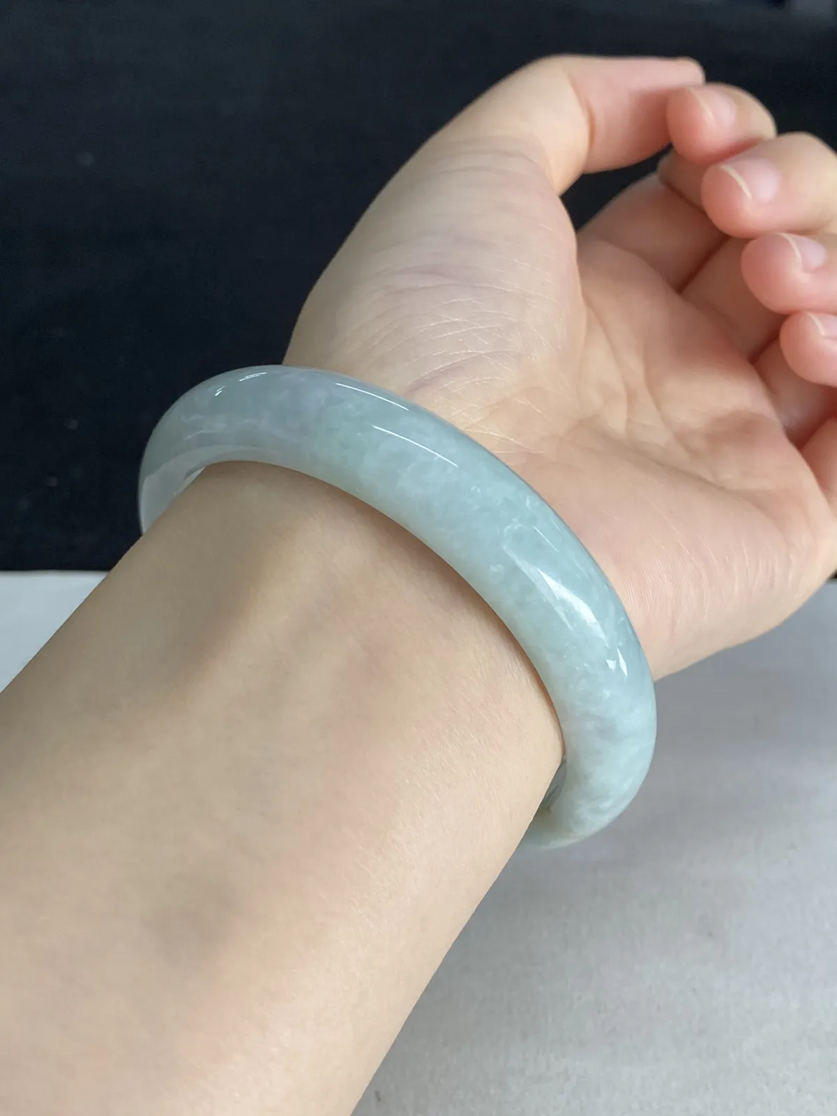 正圈58.2圈口，翡翠手镯