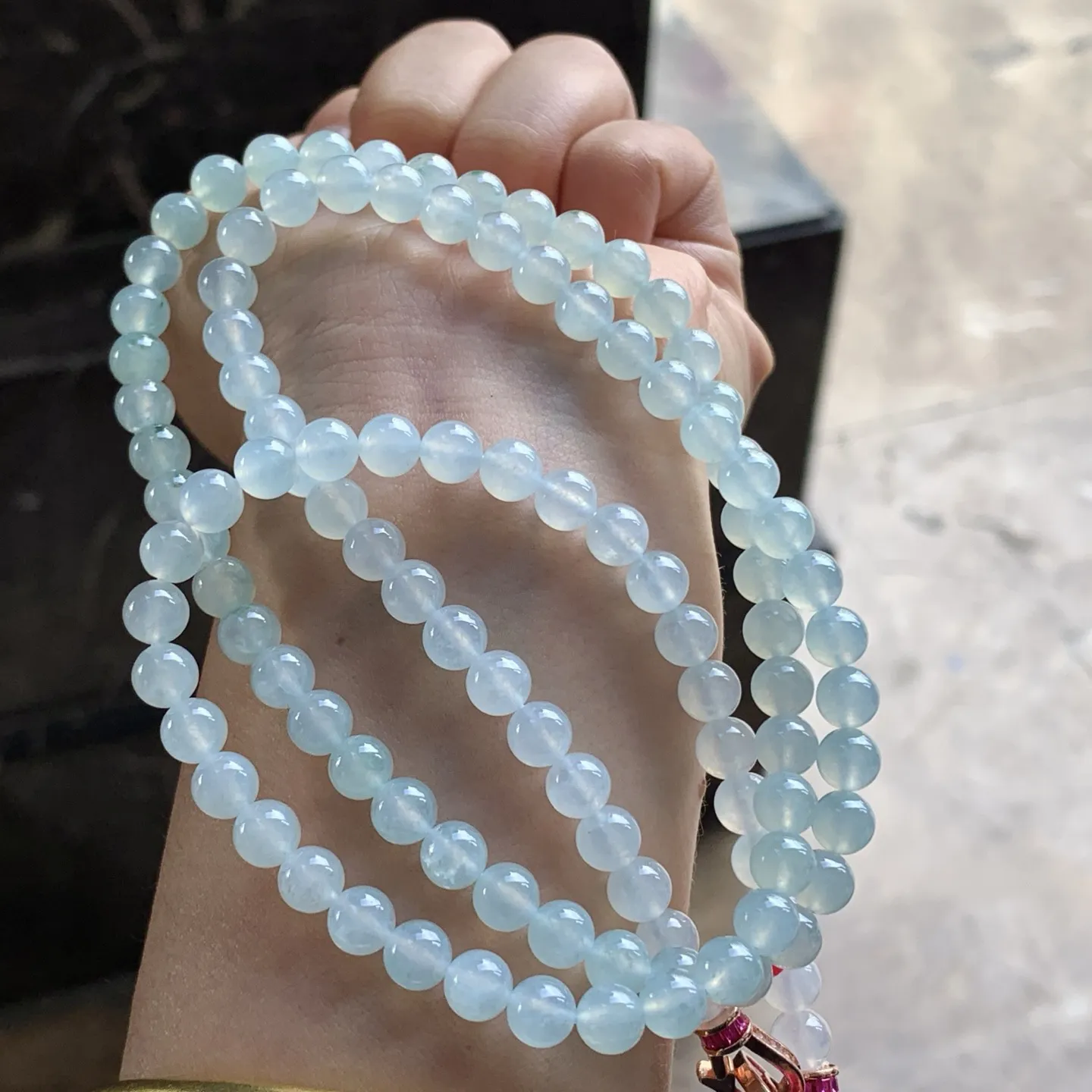 晴底珠串^_^清新冰透