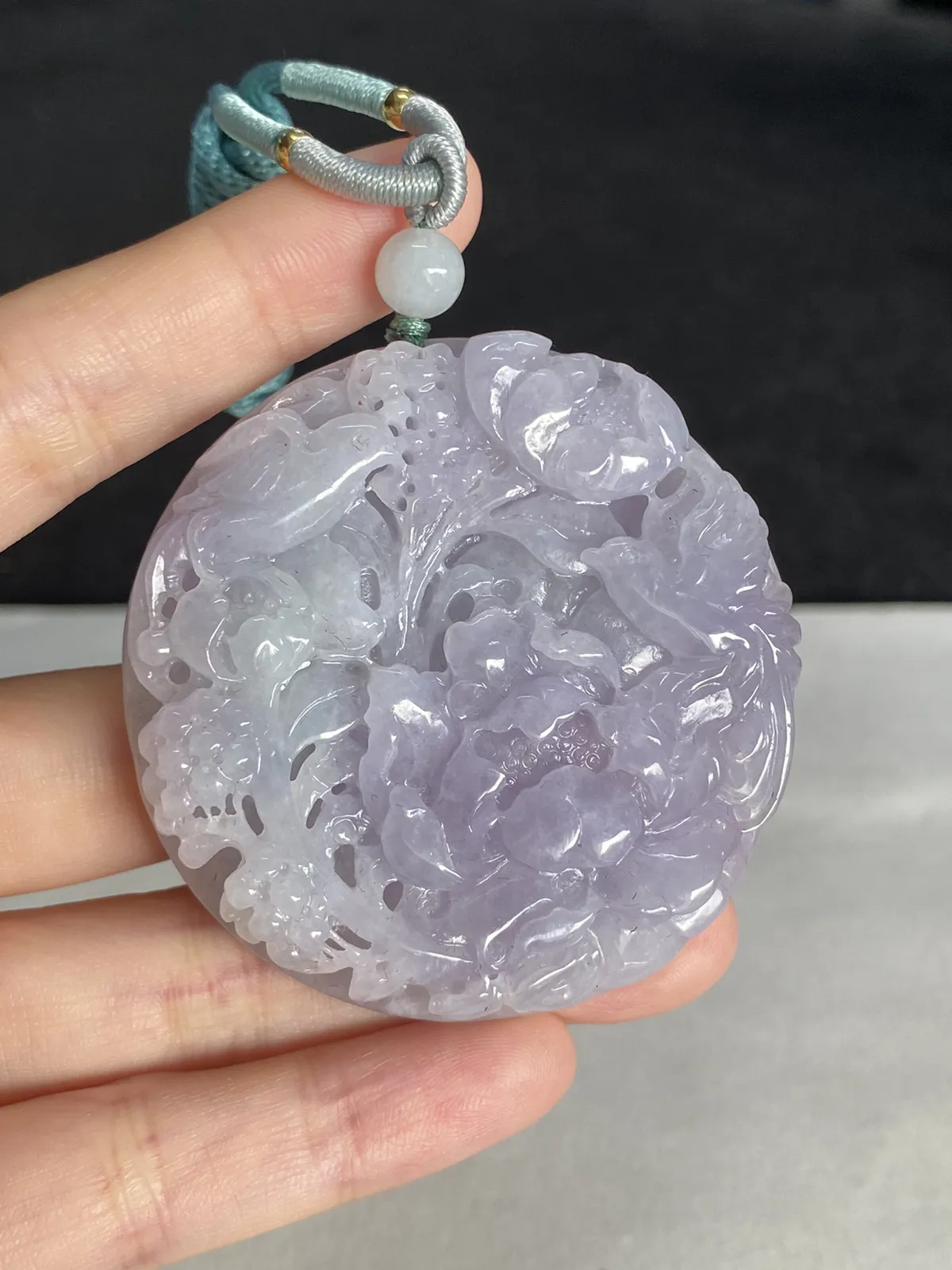 翡翠花件，配珠未测