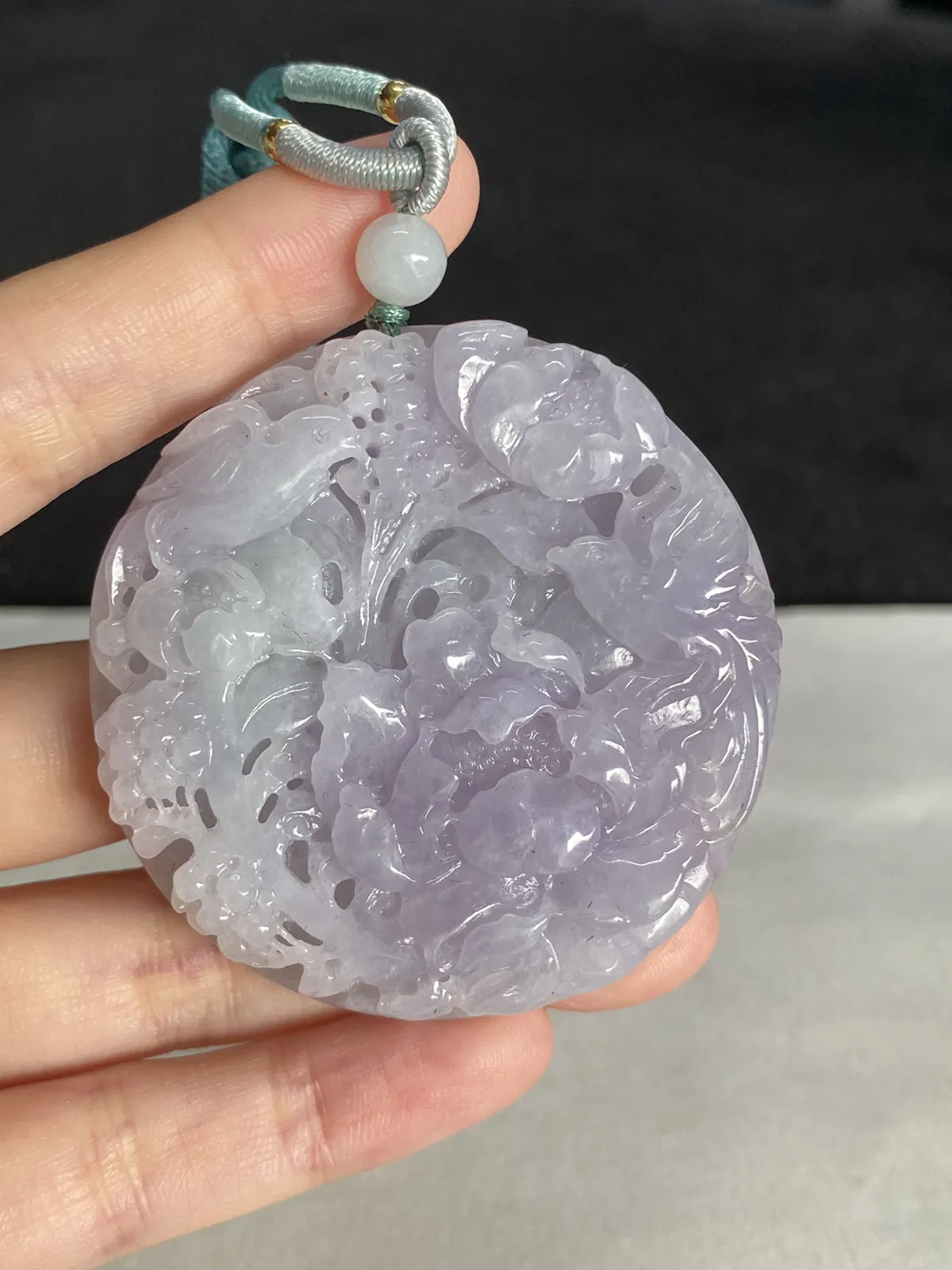 翡翠花件，配珠未测