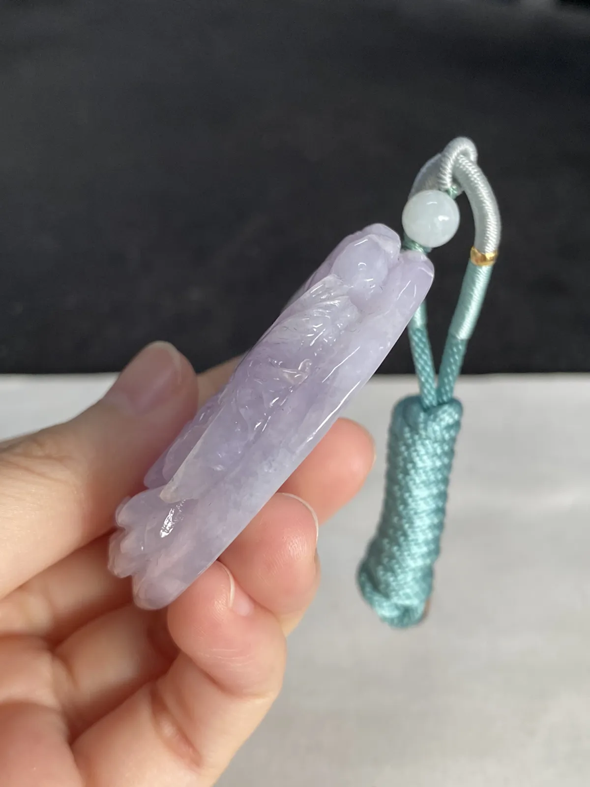 翡翠花件，配珠未测