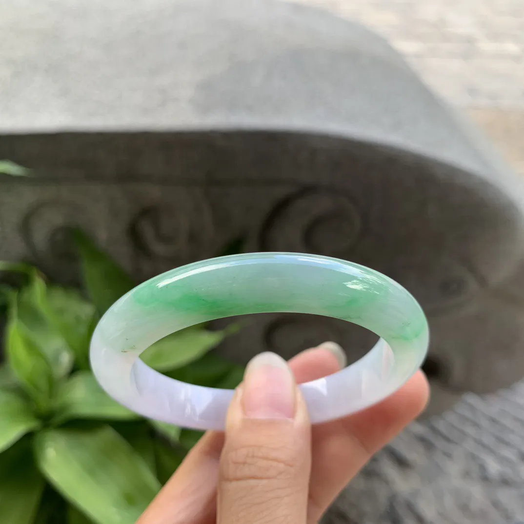小圈口51.7-9-7.9 【冰春彩正圈手镯】正圈51 52可戴
