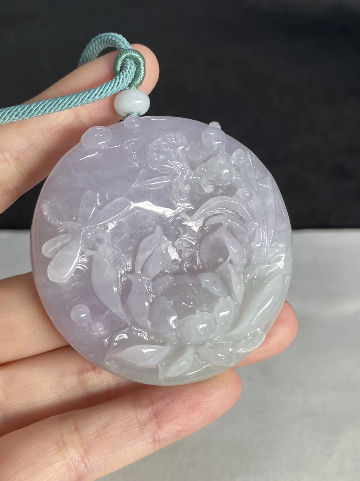 翡翠花件，配珠未测