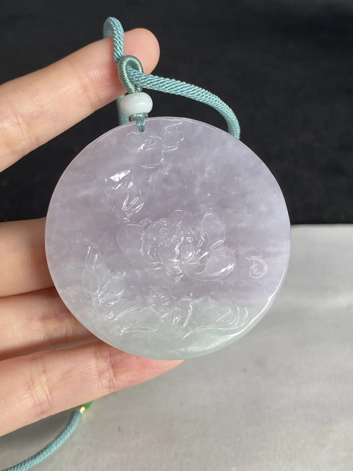 翡翠花件，配珠未测