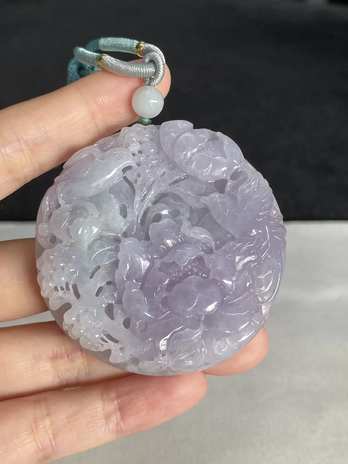 翡翠花件，配珠未测