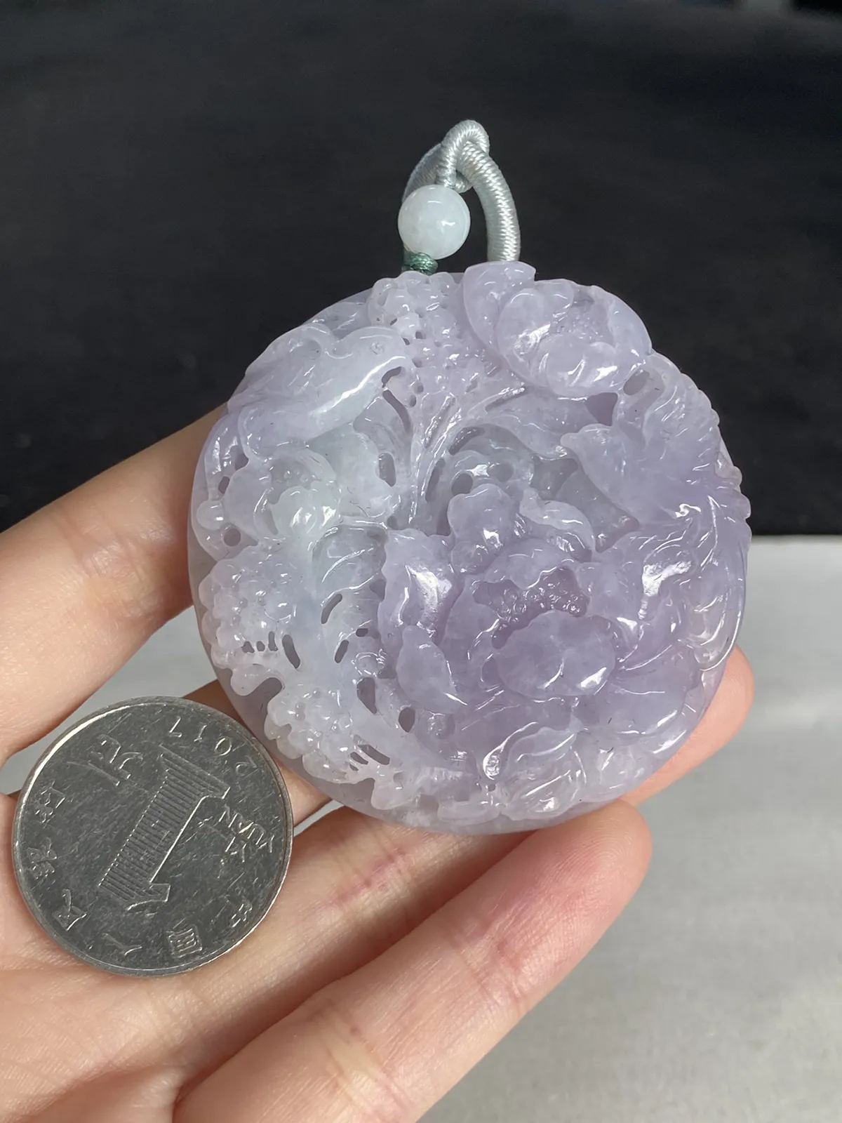 翡翠花件，配珠未测