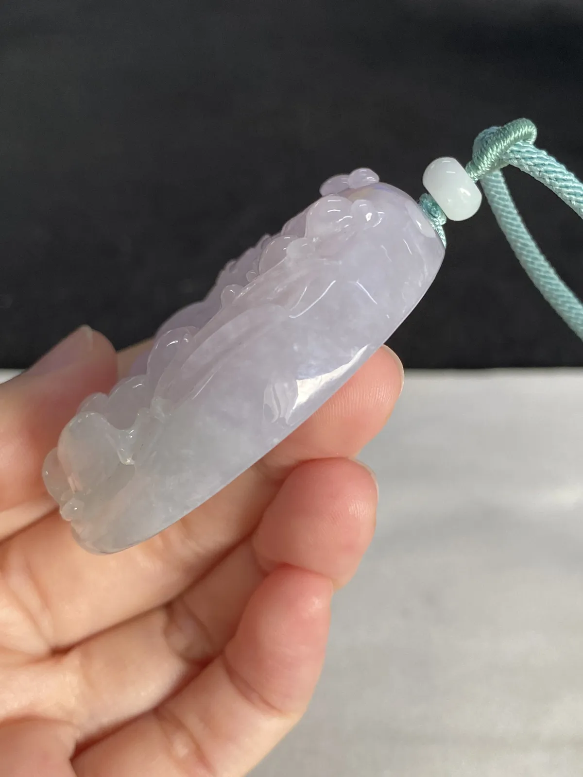 翡翠花件，配珠未测