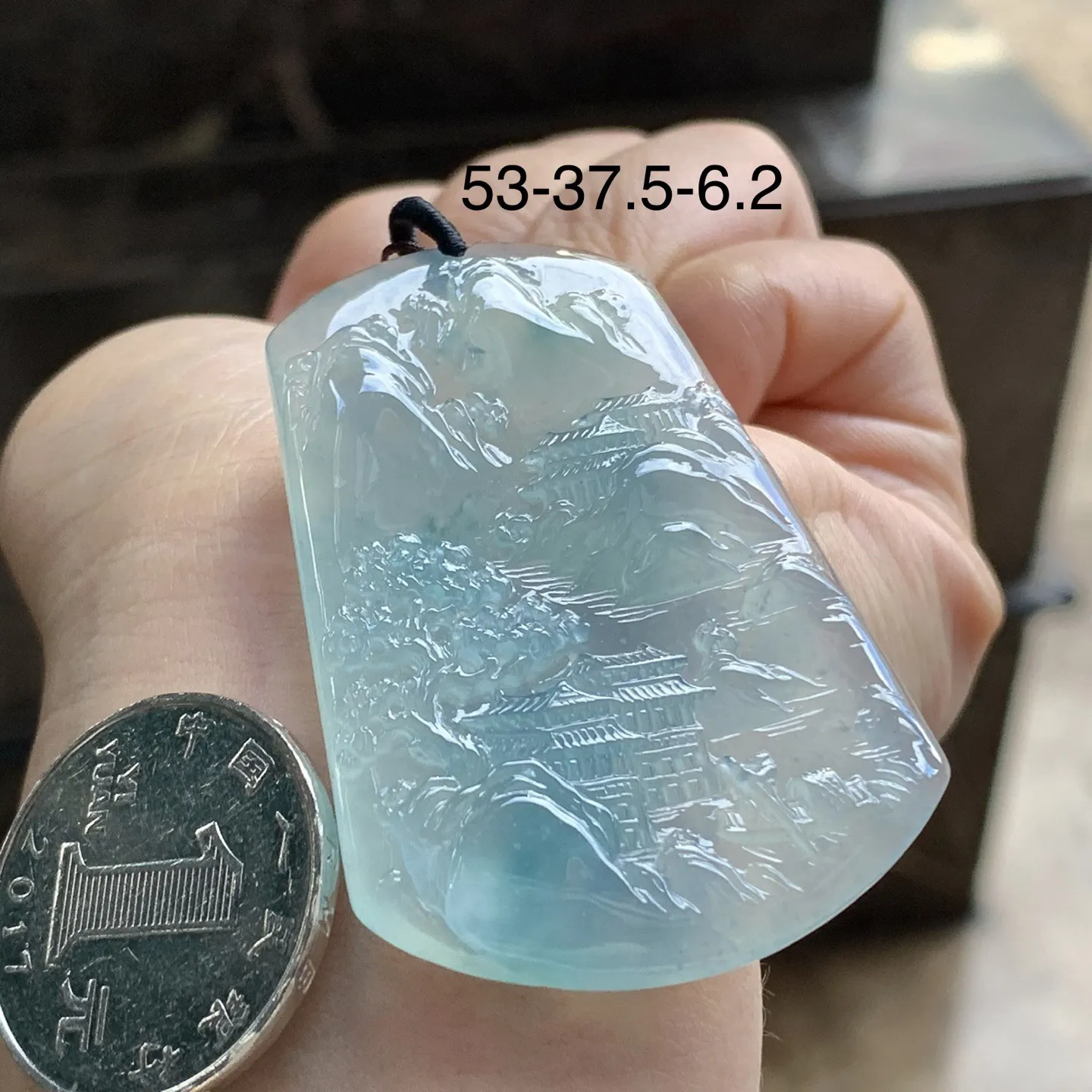 冰蓝山水牌^_^鲜艳 种好
