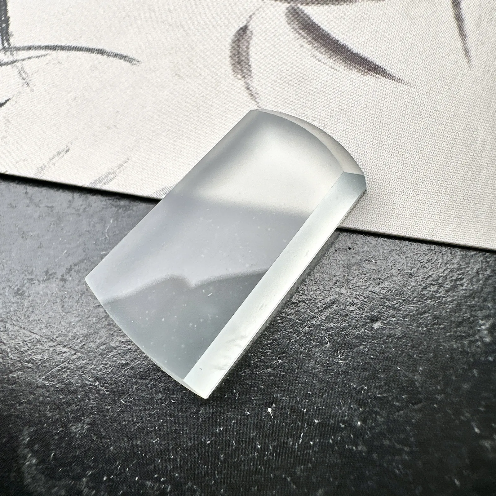 【冰种无事牌】老坑雪花棉，种地优秀，质地细腻冰润，通透感上乘，冰胶俱佳