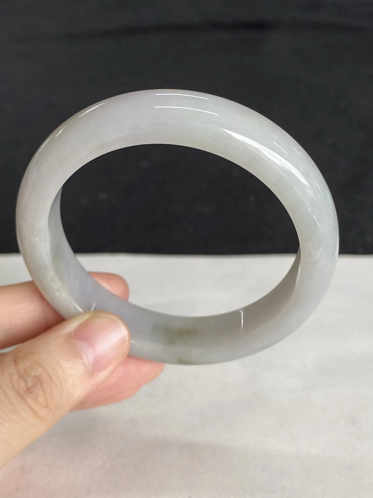 正圈52.7圈口，翡翠手镯