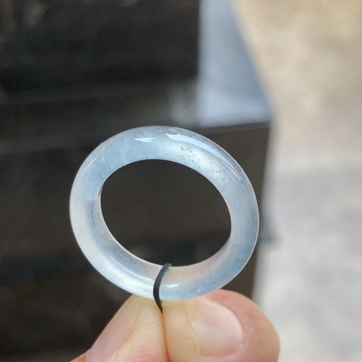冰种指环 冰透起光