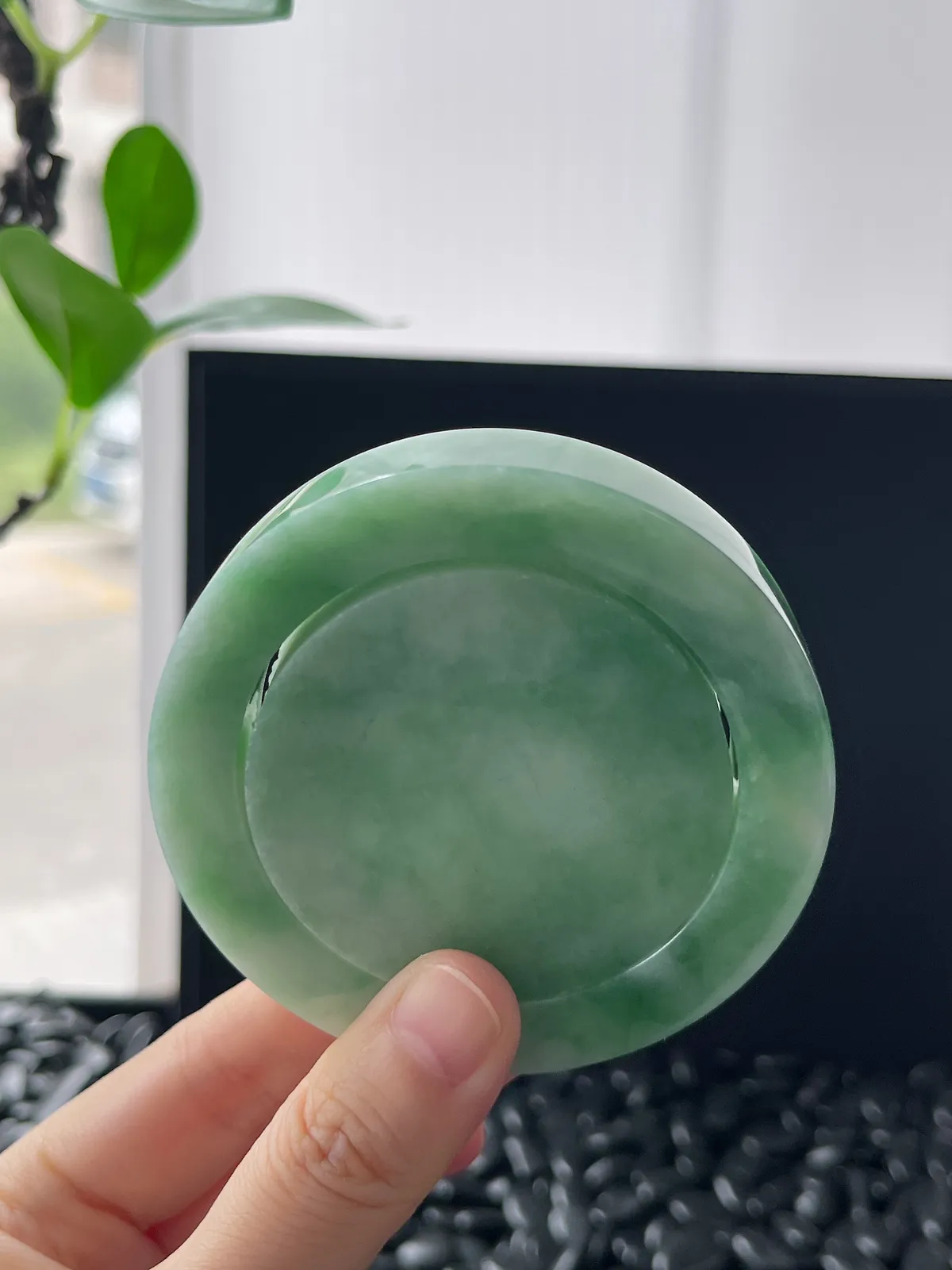 翡翠镯饼，⭕️正圈最大做54；最小做51.5