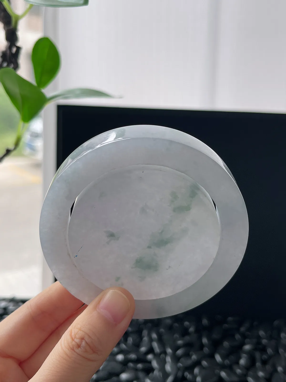 翡翠镯饼，⭕️正圈最大做58，圆条最大做54；最小做55.4