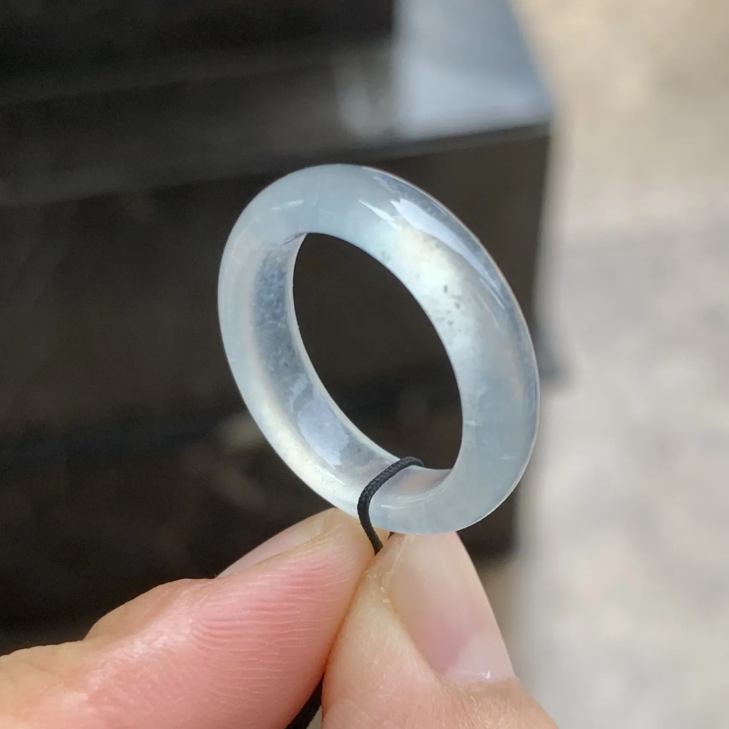 冰种指环 冰透起光
