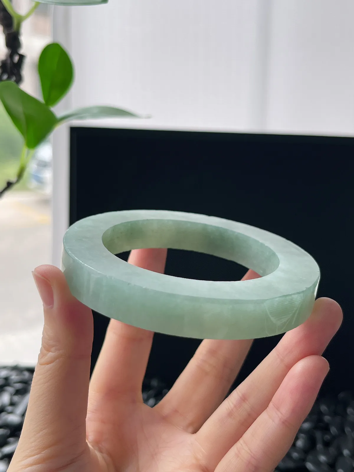 翡翠毛坯，⭕️正圈最大做64，圆条最大做60；最小做55.4