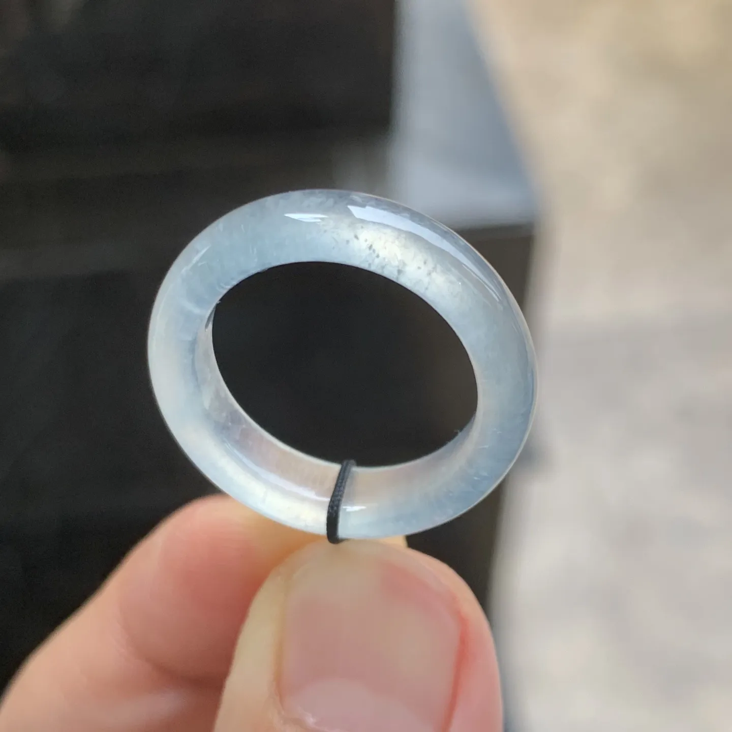 冰种指环 冰透起光