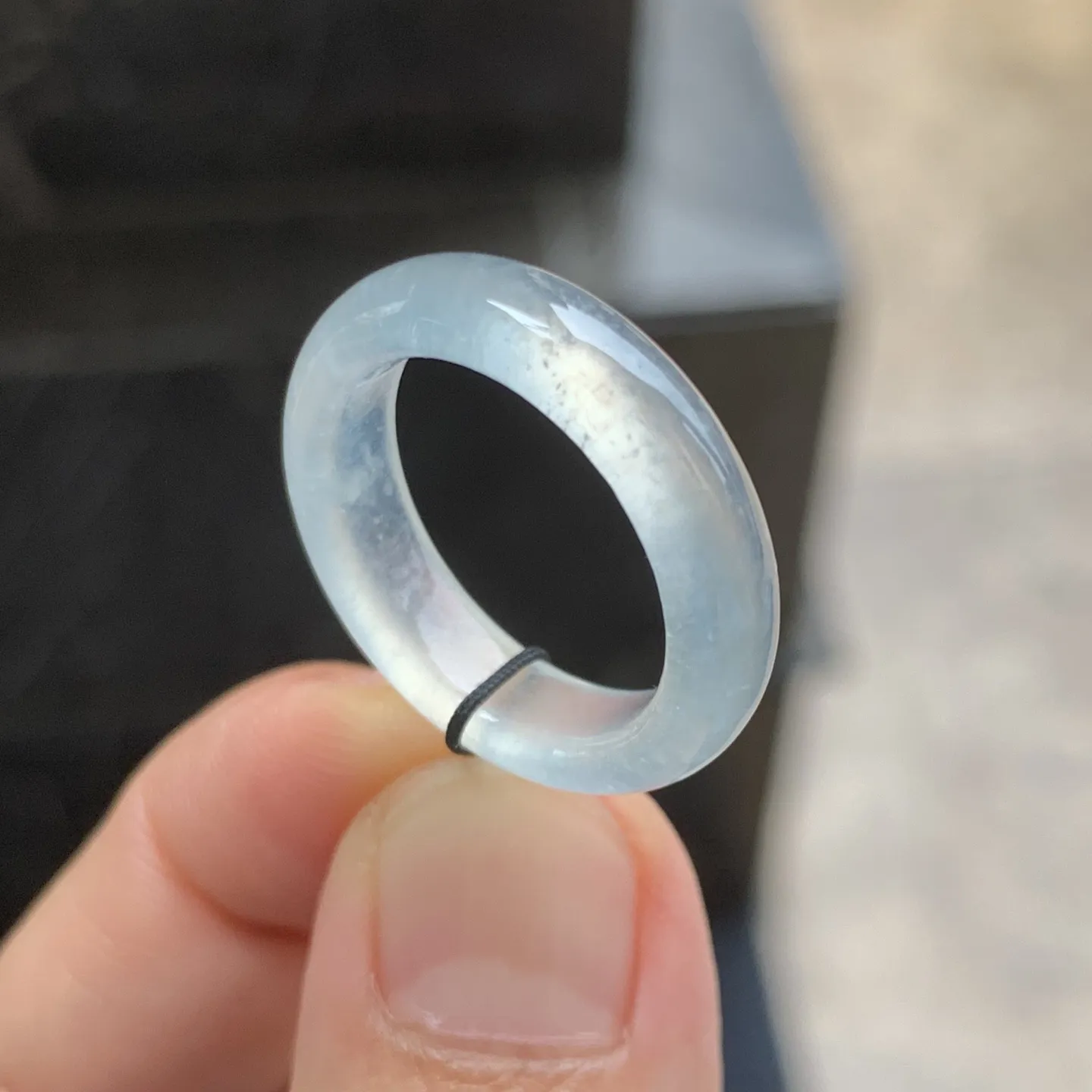 冰种指环 冰透起光
