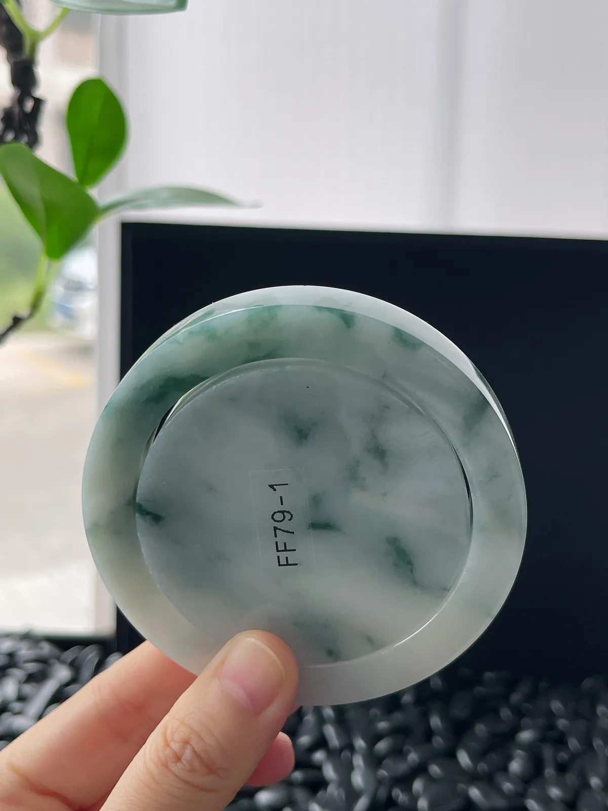 翡翠镯饼，⭕️正圈最大做58，最小做57