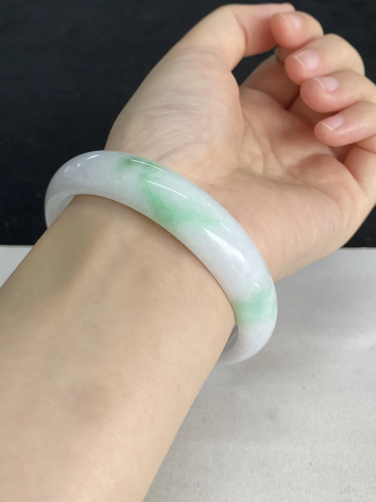 正圈60圈口，翡翠手镯