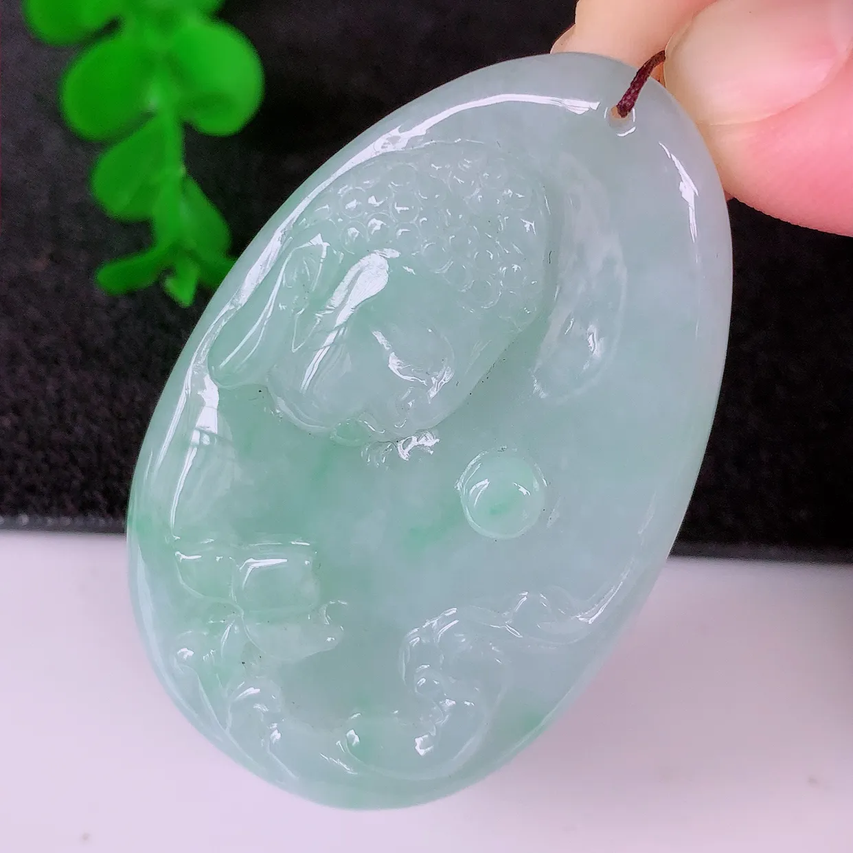 精品大日如来，冰润飘绿翡翠大日如来、佛祖，法相端庄静美，普度众生 #60.24